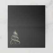 Placement Nom Placer la carte Arbre de Noël (Extérieur déplié)