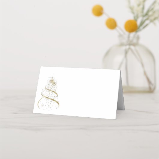 Placement Nom Placer la carte Arbre de Noël (Devant)