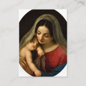 Placement Notre Sainte Mère Carte de Prière de Grossesse de (Devant)