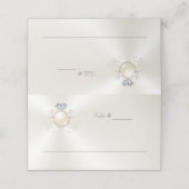 Placement Numéro de table et carte de place du Mariage ivoir (Extérieur déplié)