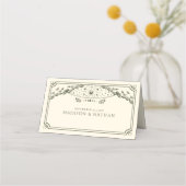 Placement Olive Elegant Mariage de la carte de Tarot gothiqu (Dos)