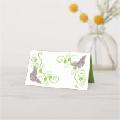 Placement Papillon rose Fleur de la réception Carte Place (Dos)