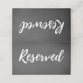 Placement Place Réservé Mariage de la carte Siège (Extérieur déplié)