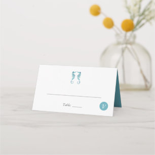Placement Plage Mariage Carte de lieu avec choix de repas