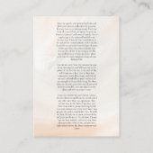 Placement Prière à l'aube Carte de prière Sophrony Aîné (Dos)