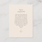 Placement Prière pour accepter la carte orthodoxe de la volo (Dos)