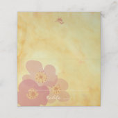 Placement Réception de mariage Carte de tente pliée Influenc (Extérieur déplié)