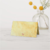 Placement Réception de mariage Carte de tente pliée Influenc (Dos)