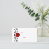 Placement Red Gerbera Daisy - Occasion spéciale Carte de lie (Debout devant)