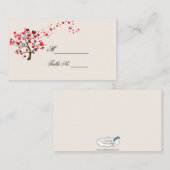 Placement Red Heart Tree sur la carte de place Mariage ivoir (Devant / Derrière)