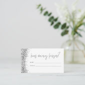 Placement REGINA Silver Combien de Baisers carte de Fête des (Debout devant)