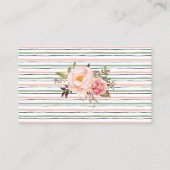 Placement Rose Combien de baisers Fête des mariées carte de  (Dos)