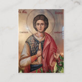 Placement Saint George, le Nouveau de Sofia Carte de prière (Devant)