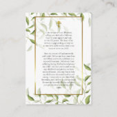 Placement Sainte Anna et la carte de prière de grossesse The (Dos)