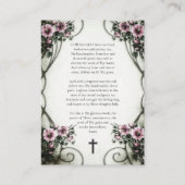 Placement Sainte Anna et la carte de prière de grossesse The (Dos)