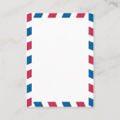 Placement Scotland Airmail Escort/Mariage de carte de siège (Dos)