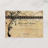 Placement Sélection du menu de la carte Gold Funky Place (Devant)