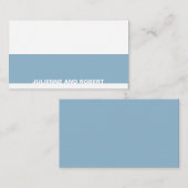 Placement Seulement toi | Carte de Mariage pliée moderne (Devant / Derrière)