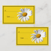 Placement Shasta Daisy - Occasion spéciale Carte de lieu (Devant / Derrière)