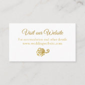 Placement Site Web de mariage élégant Insérer une carte (Devant)