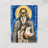Placement St. Brendan le Navigateur Carte de prière orthodox (Devant)