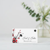 Placement Table / Carte Place moderne en fleurs de cerisier (Debout devant)