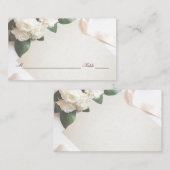 Placement Table d'accueil de mariage Carte de place d'invité (Devant / Derrière)