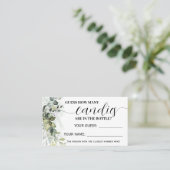 Placement Vert Combien de bonbons Baby shower carte de jeu (Debout devant)