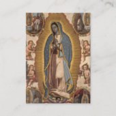Placement Vierge de Guadalupe, Carte de prière funéraire ano (Devant)
