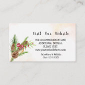 Placement Visitez notre site internet Carte d'insertion de M (Devant)