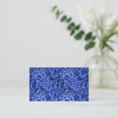 Placement William Morris Bleu Feuille Carte de siège (Debout devant)