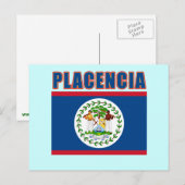 PLACENCIA Belize Beach Tshirts, cadeautjes Briefkaart (Voorkant / Achterkant)