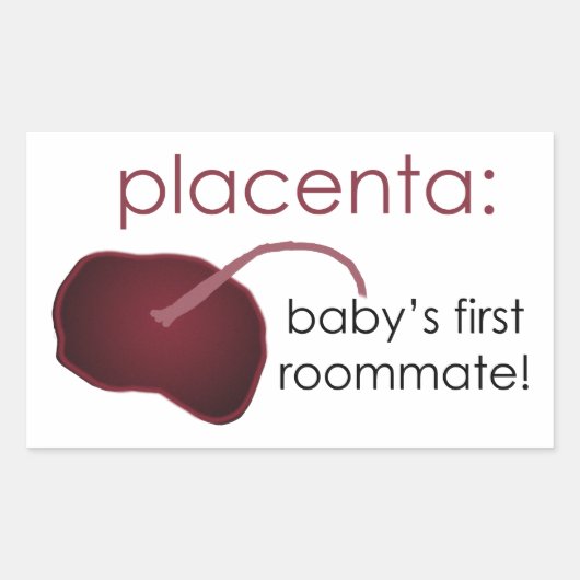 Placenta sticker (Voorkant)