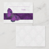 Placer la carte de réglage Papillon Brocade violet (Devant / Derrière)