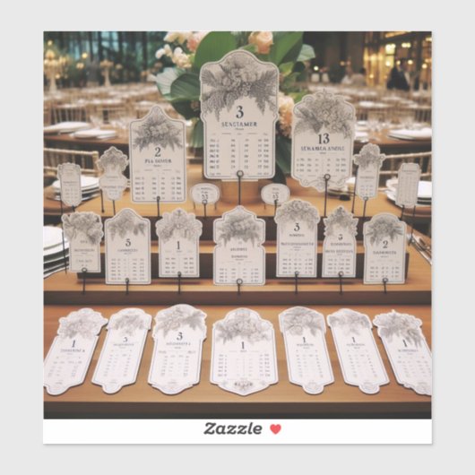 Placer les autocollants de carte pour l'affectatio (Feuille)