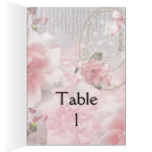 Placer les cartes de table Anneaux de Fleurs roses (Intérieur (Droit))