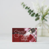 Placer les cartes Hollywood mariage rouge noir bla (Debout devant)