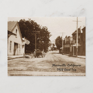 Placerville CA 1908 Briefkaart