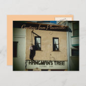 Placerville opknoping man oude hangstad briefkaart (Voorkant / Achterkant)