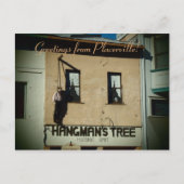 Placerville opknoping man oude hangstad briefkaart (Voorkant)