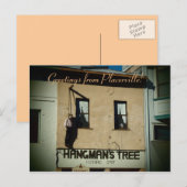 Placerville pendante homme vieille ville carte pos (Devant / Derrière)