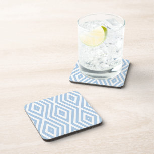 Placid Blue Moods Diamond Chevrons Bier Onderzetter