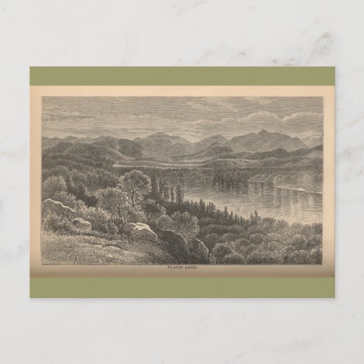Placid Lake Briefkaart (Voorkant)