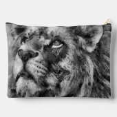 Placid Lion Face Silver Etui (Achterkant)