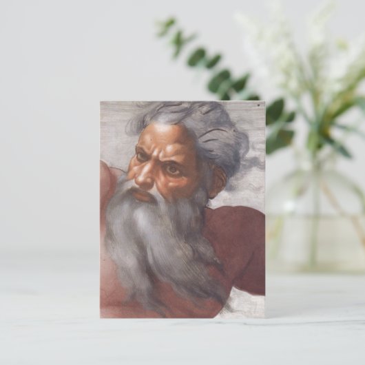 Plafel voor sistine-chapel briefkaart (Staand voorkant)