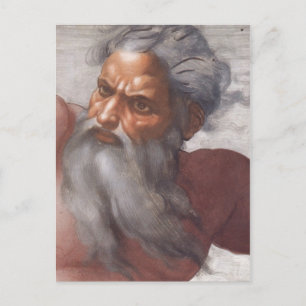 Plafel voor sistine-chapel briefkaart