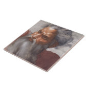 Plafel voor sistine-chapel tegeltje (Zijkant)