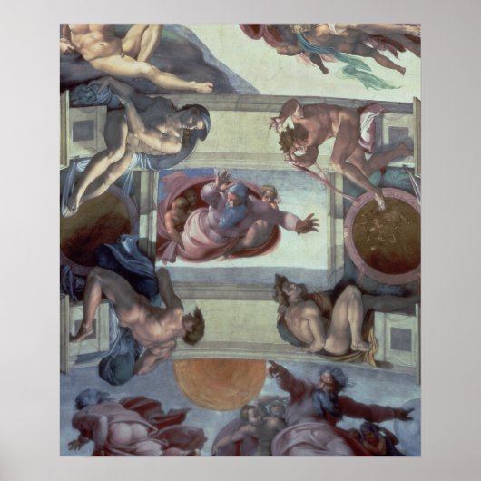 Plafond 2 van sistine Chapel Poster (Voorkant)
