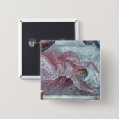 Plafond 2 van sistine Chapel Vierkante Button 5,1 Cm (Voorkant /achterkant)
