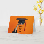 Plafond de diplôme Carte de voeux pliée (Fleur jaune)